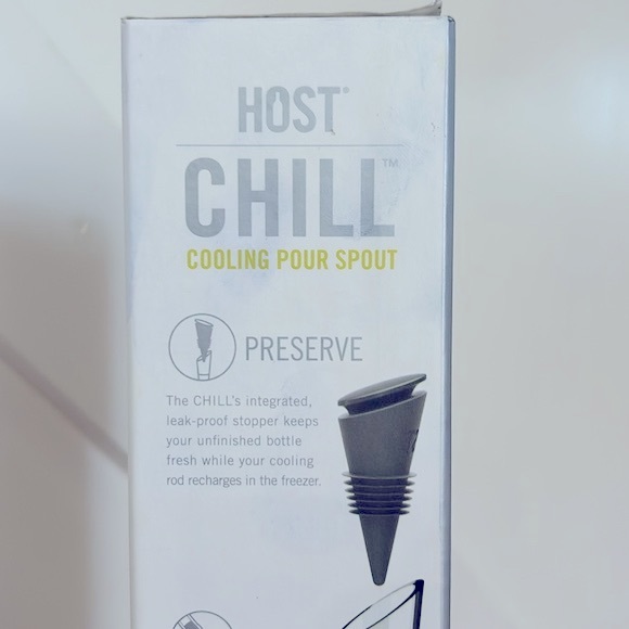 🥂 NWT Host CHILL Wine Chilling Pouring Spout & Stick - Picture 11 of 17